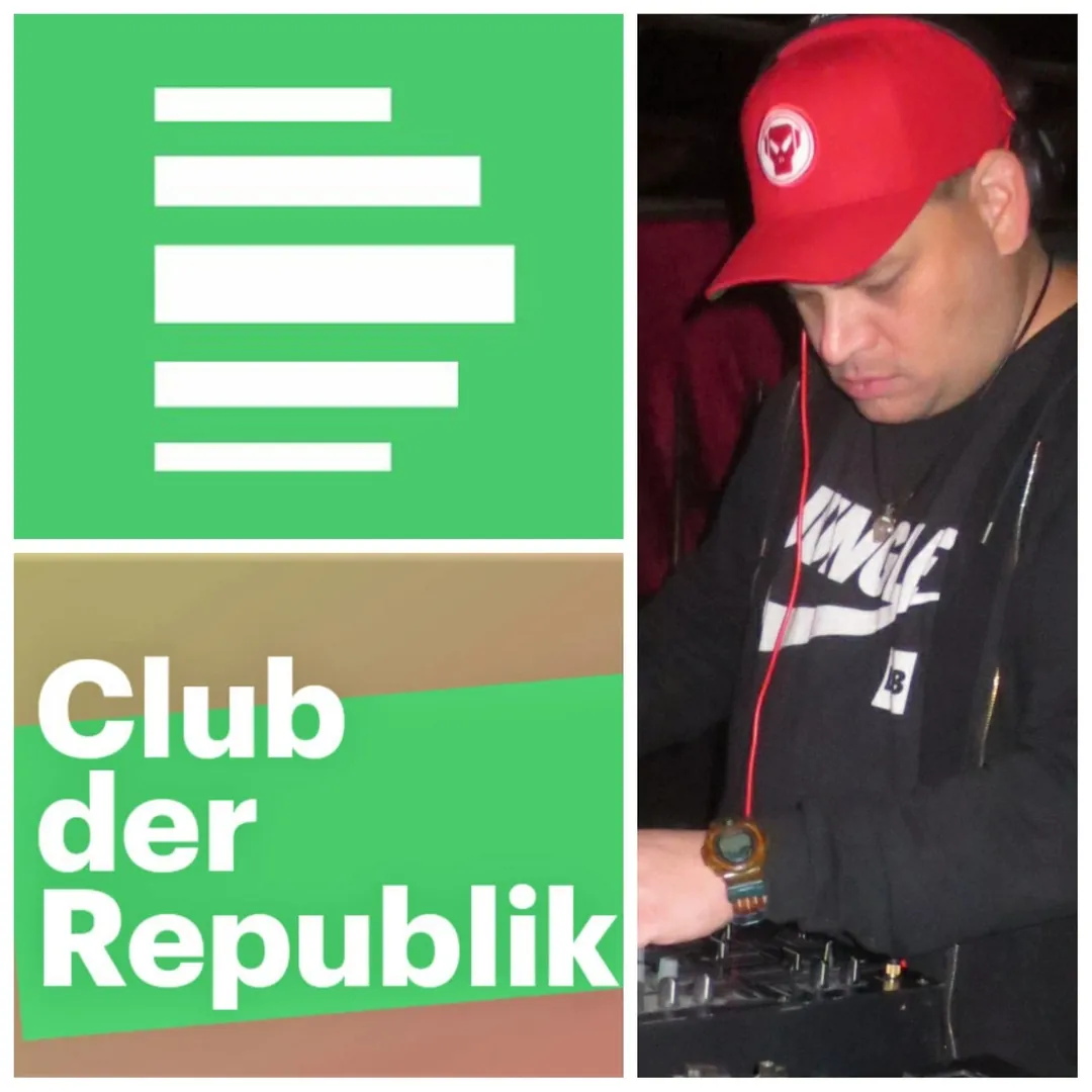 Logo von Club der Republik neben cYpher an den Decks